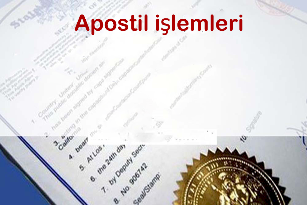 Apostil işlemleri 